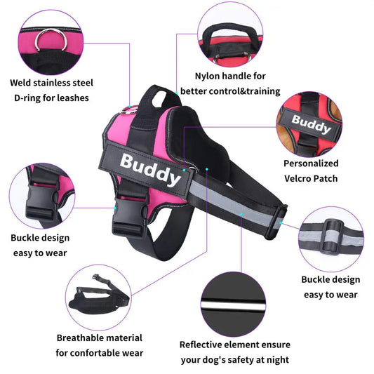 Reflective Adjustable Dog Harness