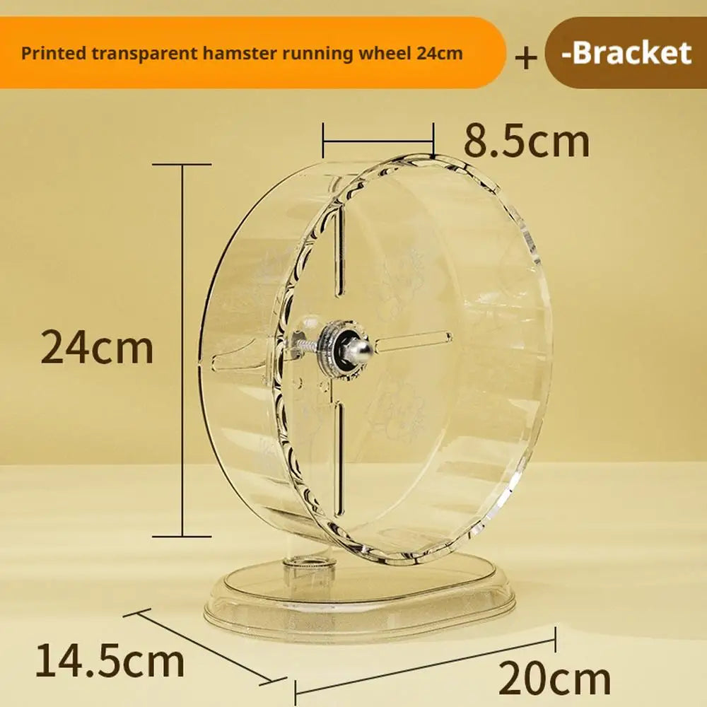 Silent Transparent Running Wheel