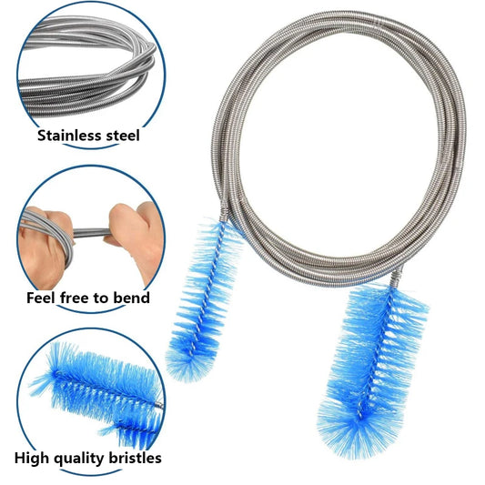 Flexible Double Head Brush Fish Tank cleaner