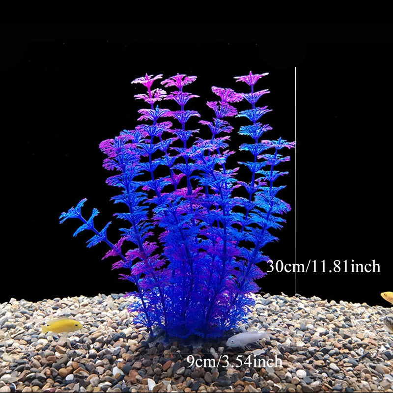 Artificial Plastic Aquarium Decor Plants