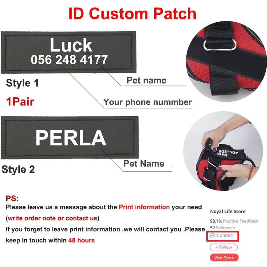 Reflective Adjustable Dog Harness