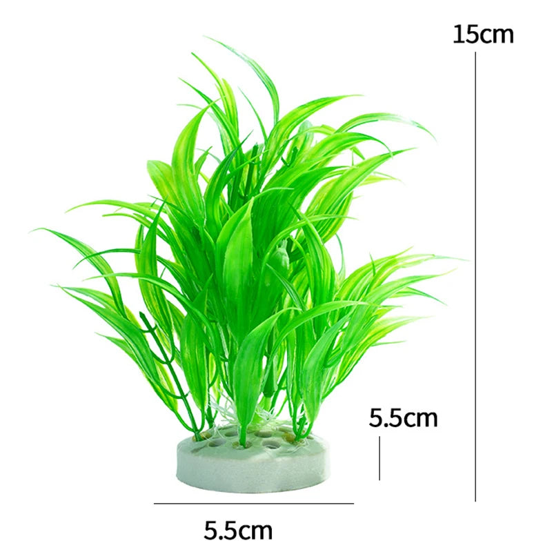 Artificial Plastic Aquarium Decor Plants