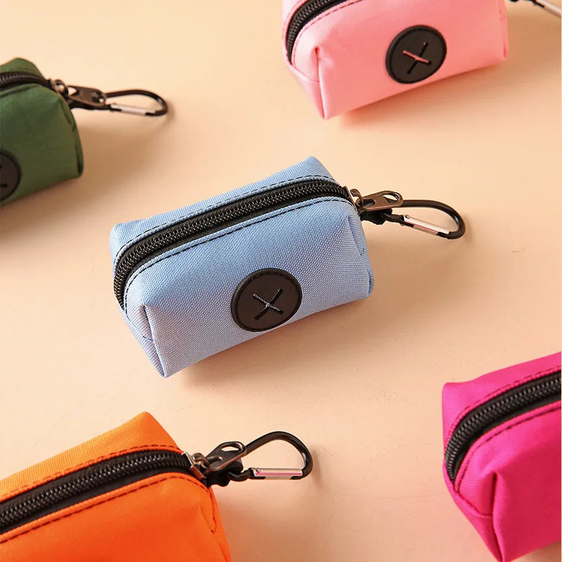 Canvas Dog Poop Bag Pouch Holder