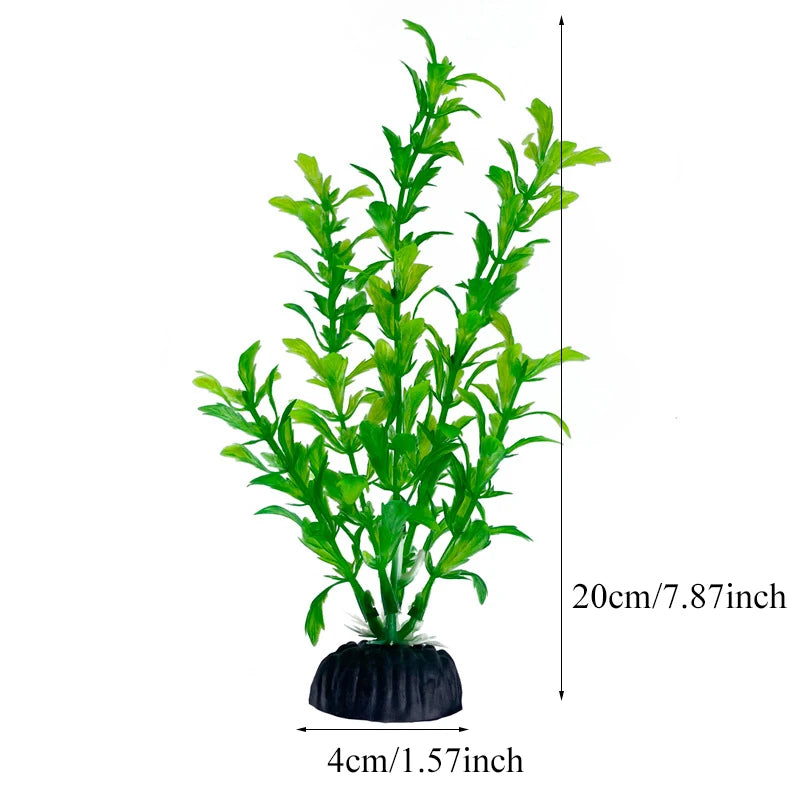 Artificial Plastic Aquarium Decor Plants