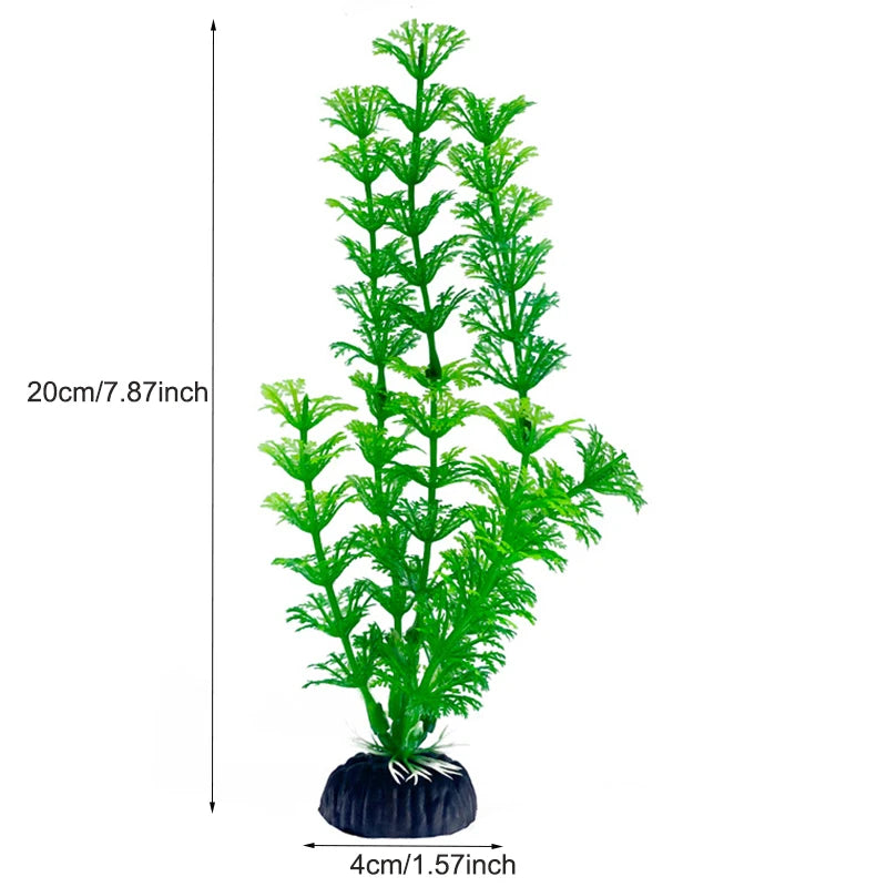 Artificial Plastic Aquarium Decor Plants