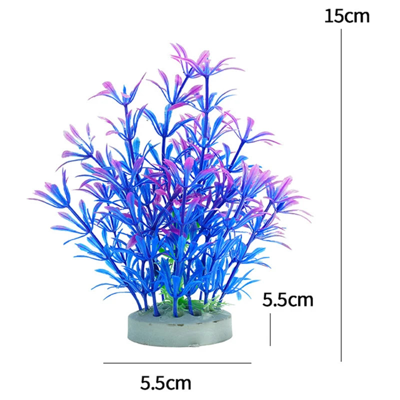 Artificial Plastic Aquarium Decor Plants