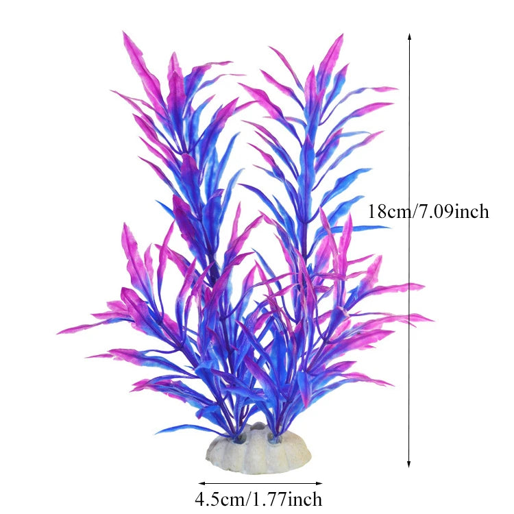 Artificial Plastic Aquarium Decor Plants