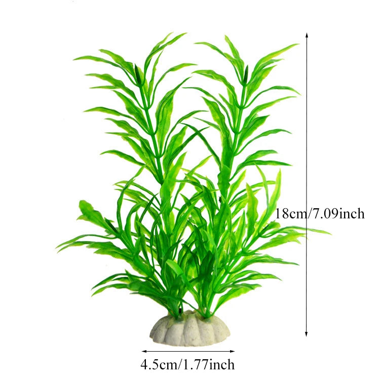 Artificial Plastic Aquarium Decor Plants