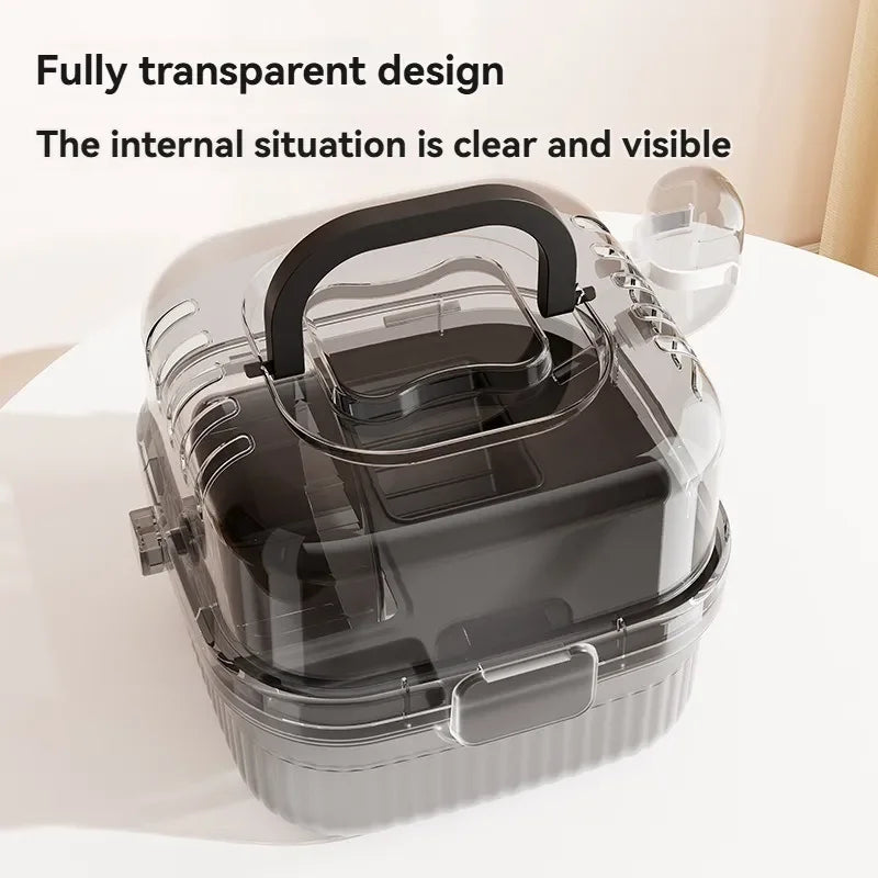 Lightweight Breathable Travel Cage with Water Dispenser