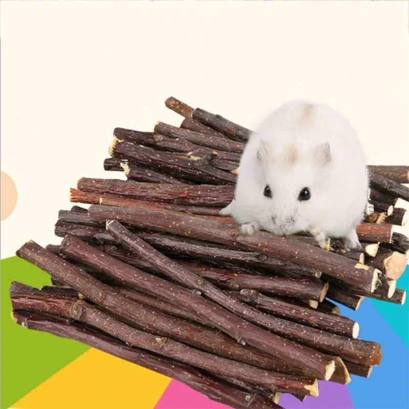 Professional Hamster Rabbit Teeth Grinding Apple Tree Stick