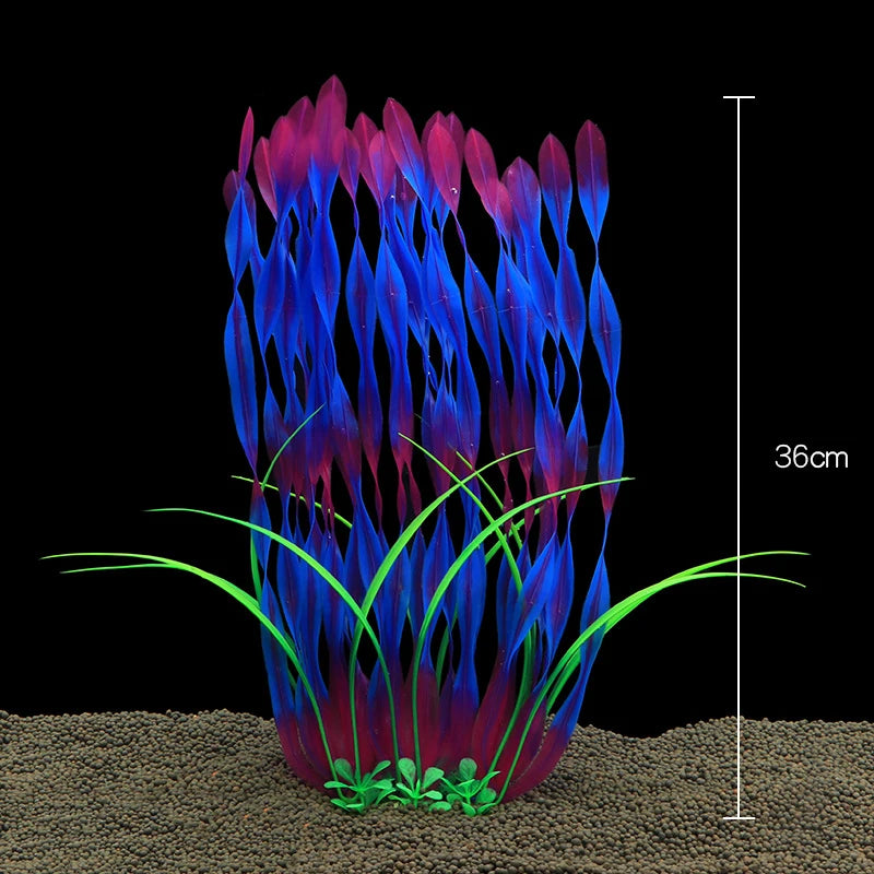 Artificial Plastic Aquarium Decor Plants