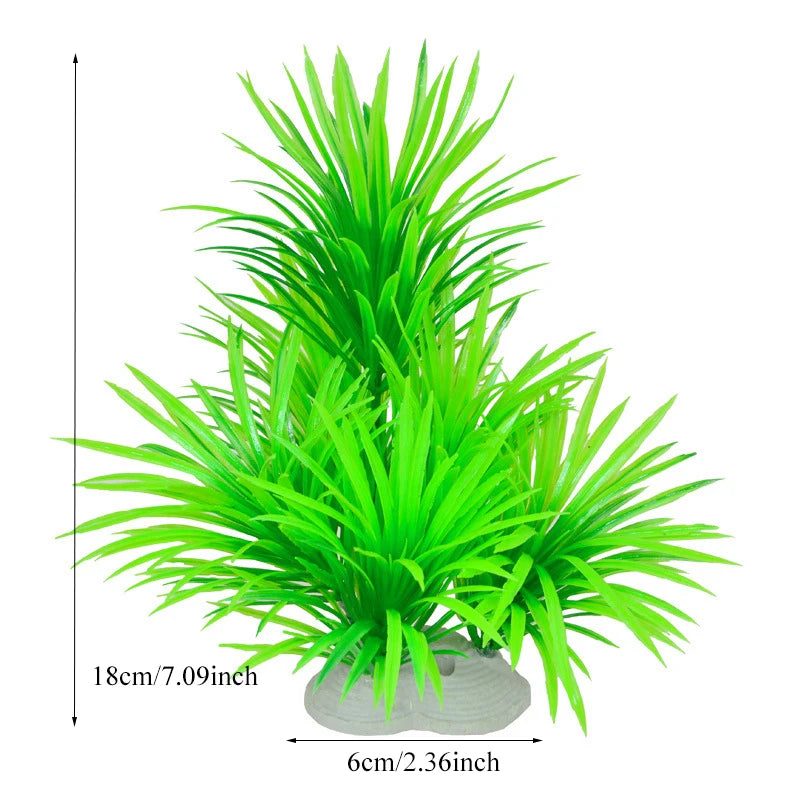 Artificial Plastic Aquarium Decor Plants