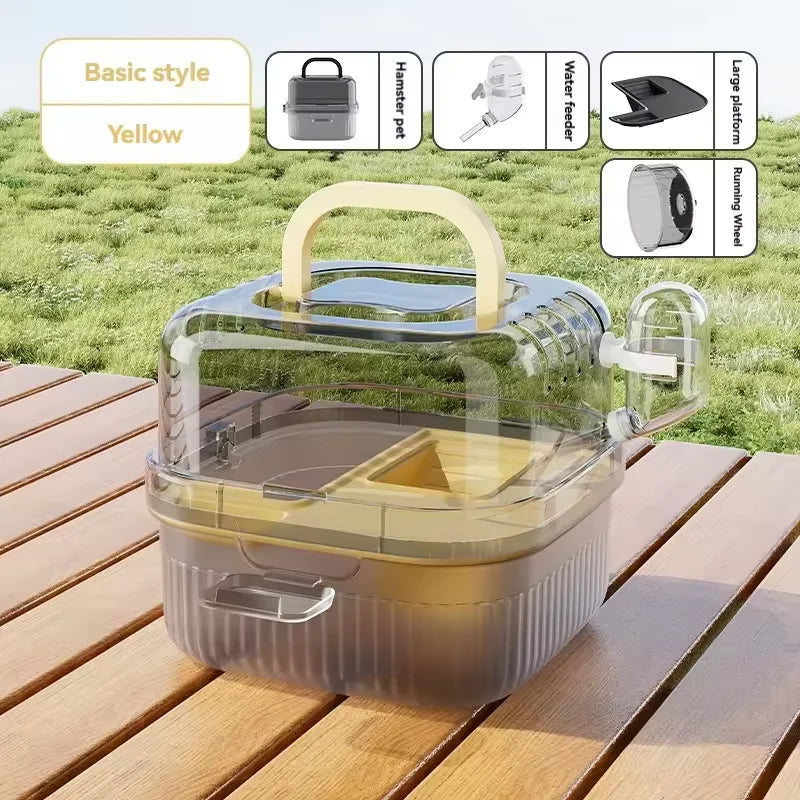 Lightweight Breathable Travel Cage with Water Dispenser