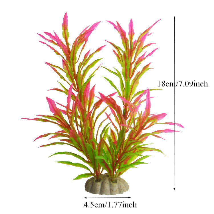 Artificial Plastic Aquarium Decor Plants