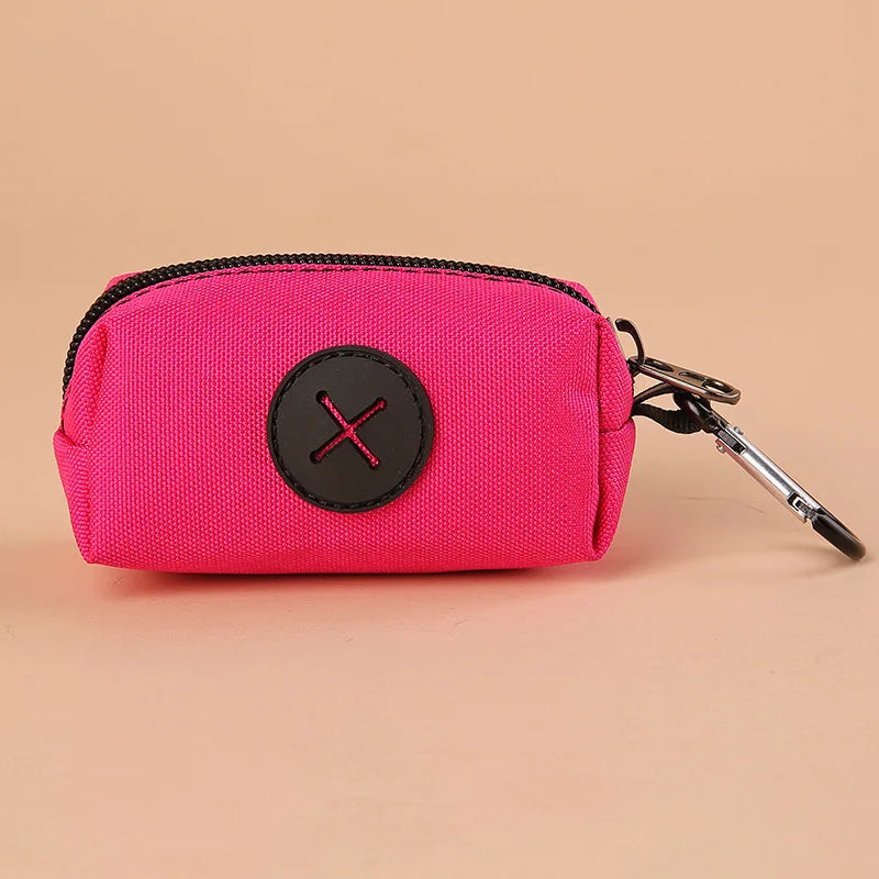 Canvas Dog Poop Bag Pouch Holder