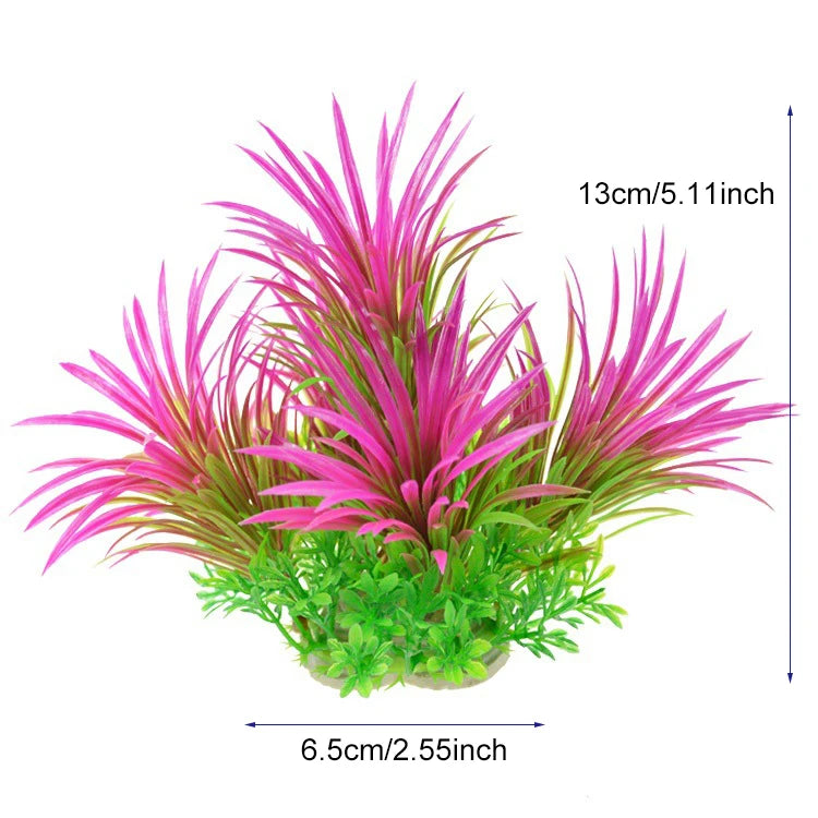 Artificial Plastic Aquarium Decor Plants
