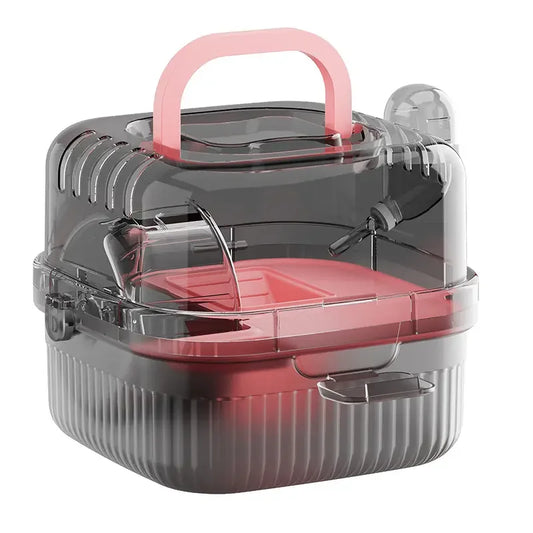 Lightweight Breathable Travel Cage with Water Dispenser