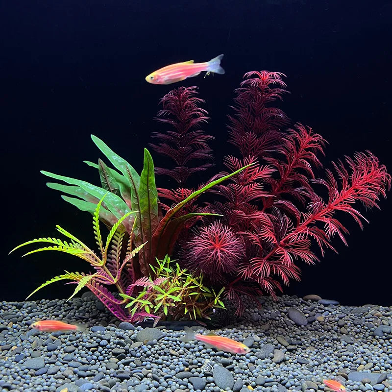 Artificial Plastic Aquarium Decor Plants