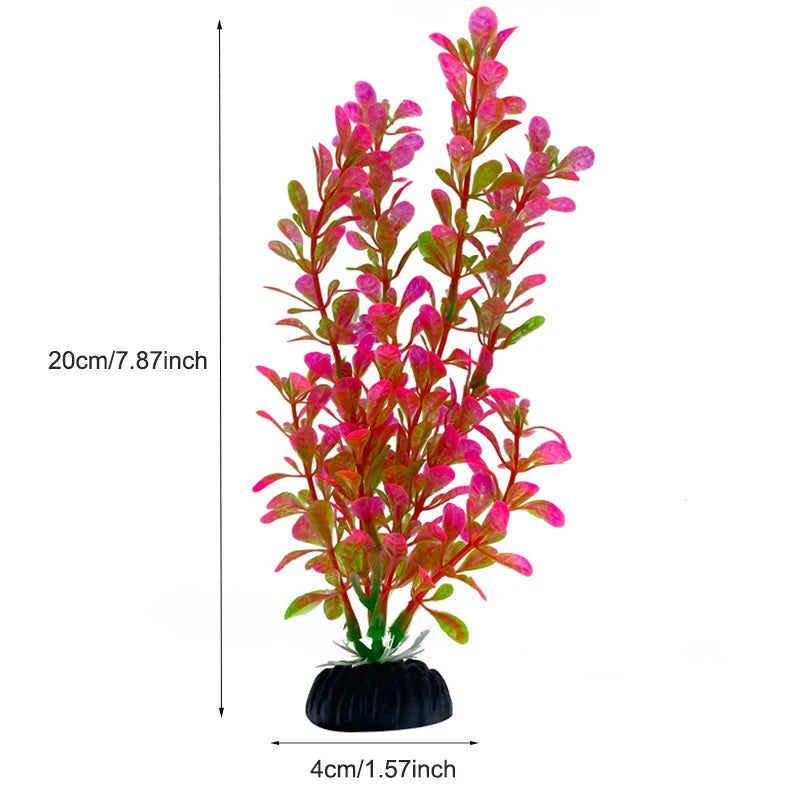 Artificial Plastic Aquarium Decor Plants