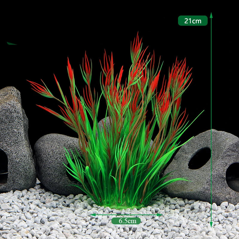 Artificial Plastic Aquarium Decor Plants