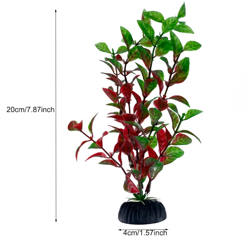 Artificial Plastic Aquarium Decor Plants