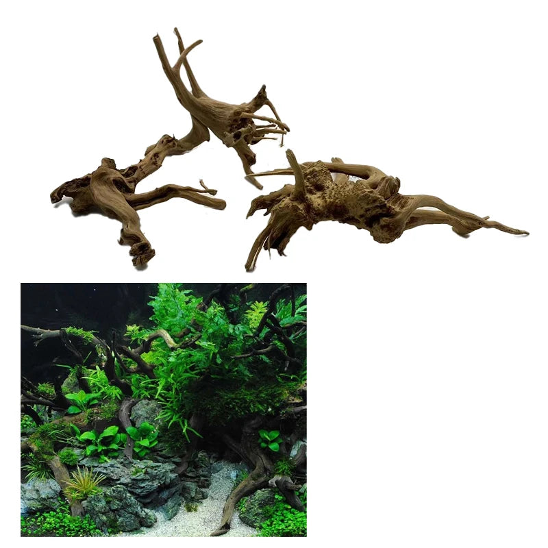Aquarium Wood Ornament Accessories
