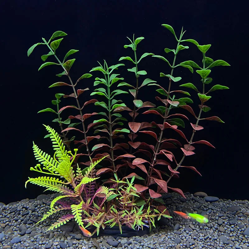 Artificial Plastic Aquarium Decor Plants