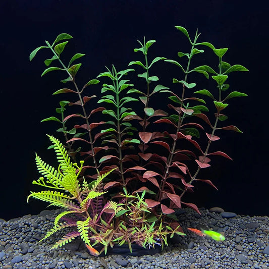 Artificial Plastic Aquarium Decor Plants