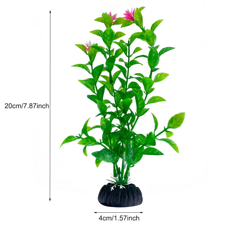 Artificial Plastic Aquarium Decor Plants