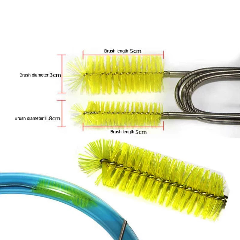 Flexible Double Head Brush Fish Tank cleaner