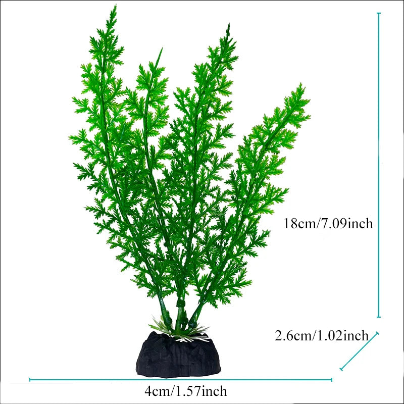 Artificial Plastic Aquarium Decor Plants