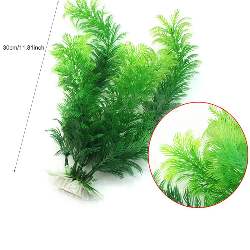 Artificial Plastic Aquarium Decor Plants