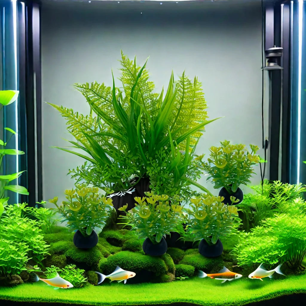 5PC ARTIFICIAL AQUARIUM PLANTS/ORNAMENTS
