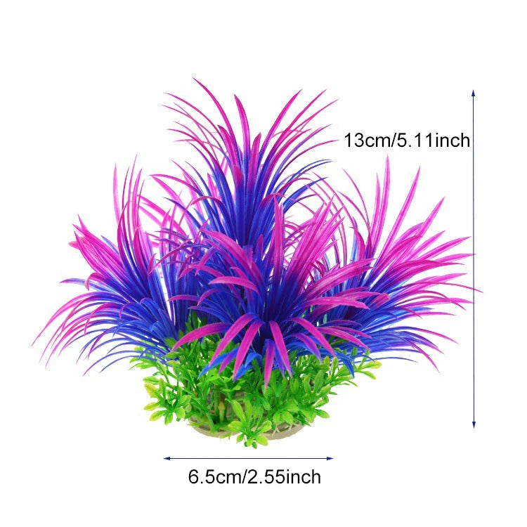 Artificial Plastic Aquarium Decor Plants