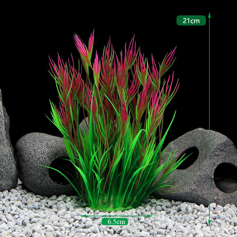 Artificial Plastic Aquarium Decor Plants