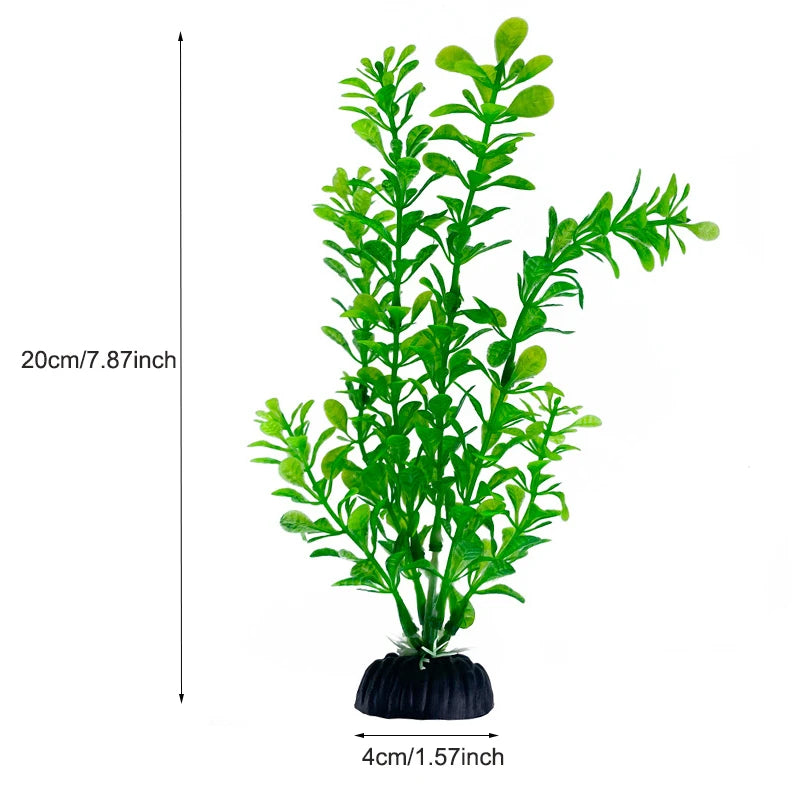 Artificial Plastic Aquarium Decor Plants