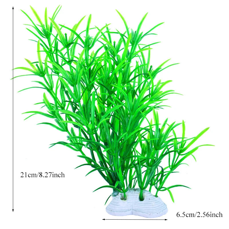 Artificial Plastic Aquarium Decor Plants
