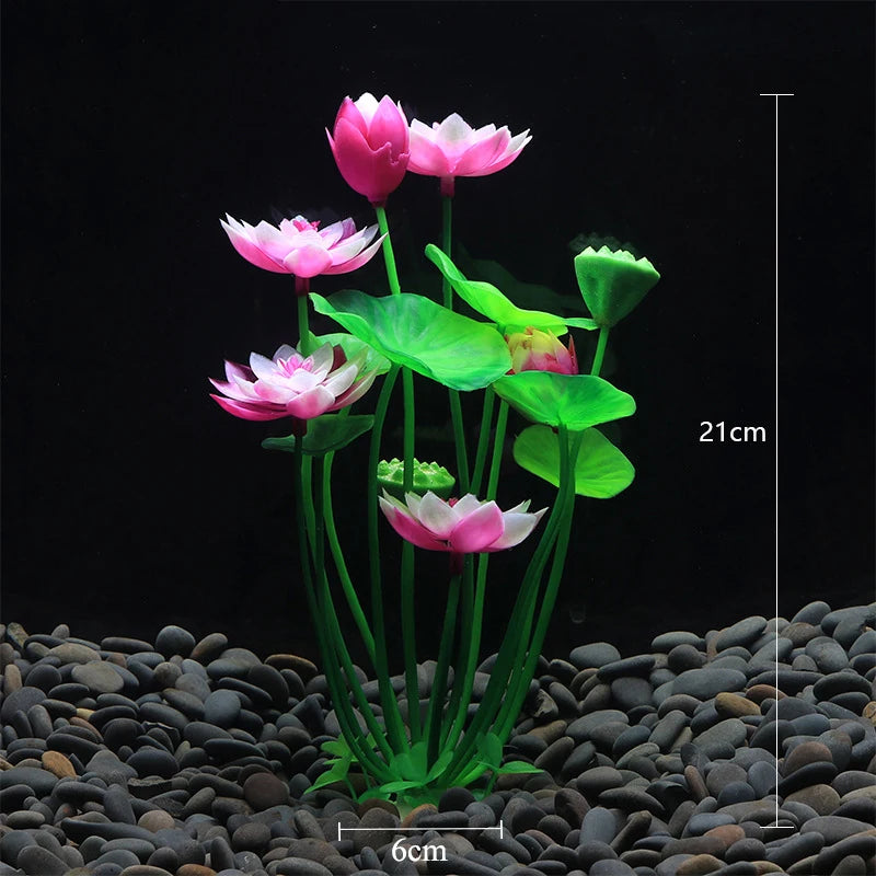 Artificial Plastic Aquarium Decor Plants
