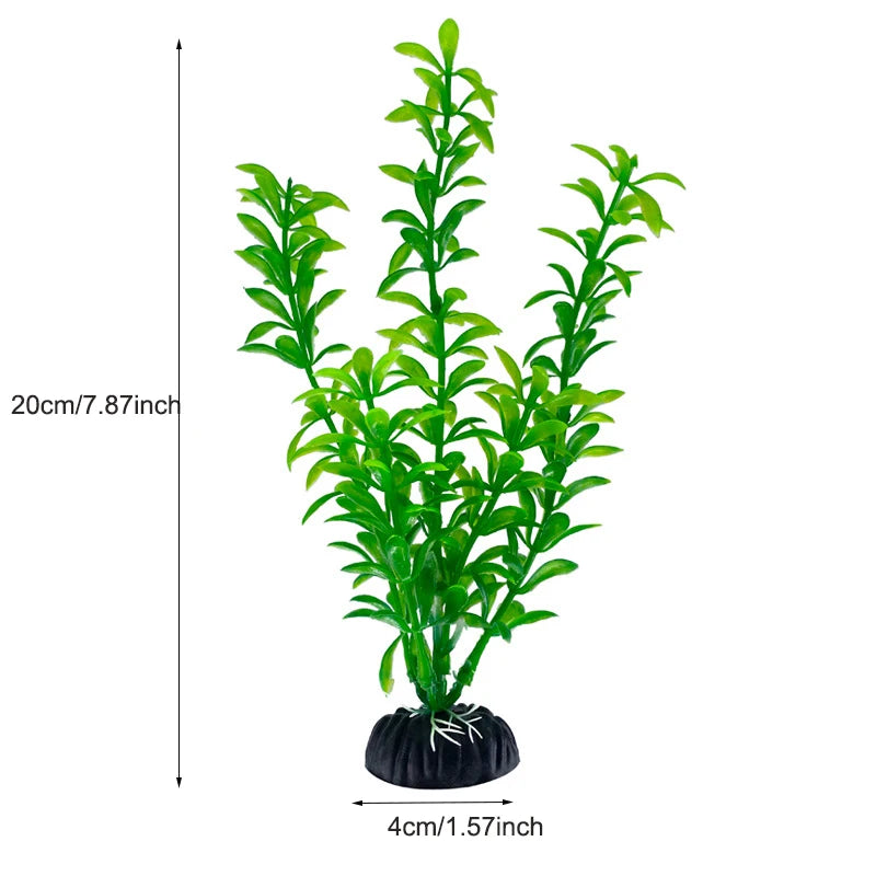 Artificial Plastic Aquarium Decor Plants