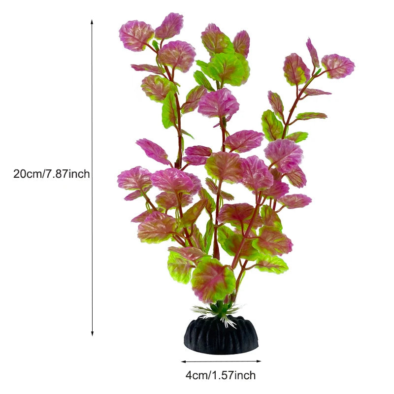 Artificial Plastic Aquarium Decor Plants