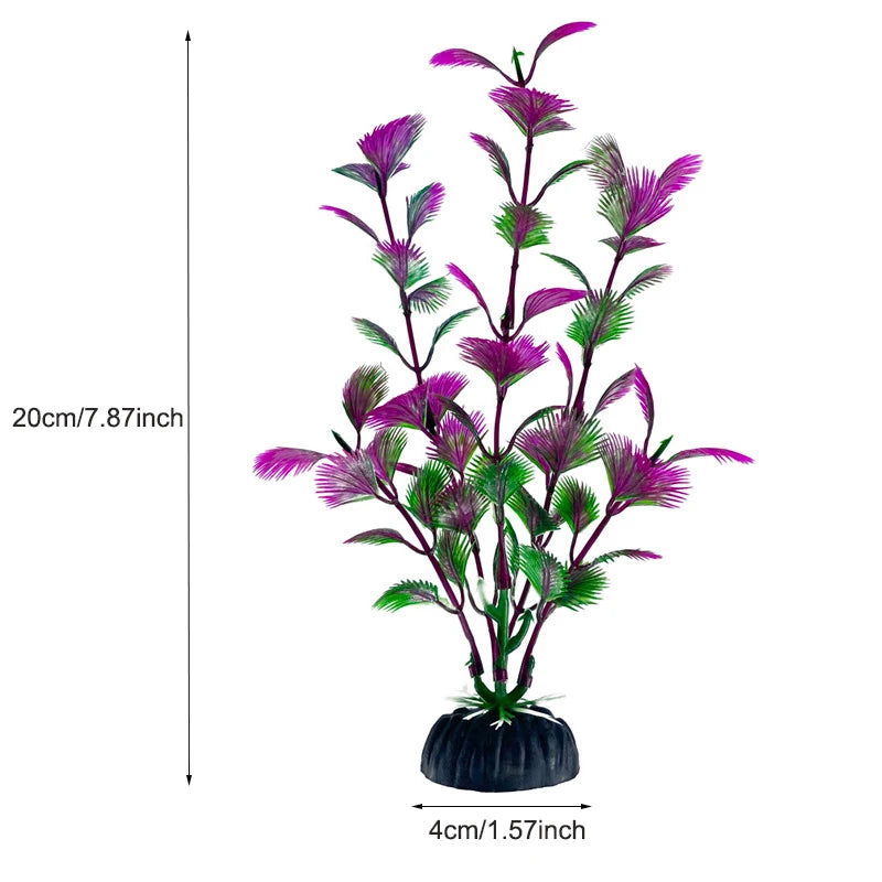 Artificial Plastic Aquarium Decor Plants
