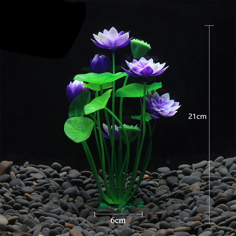 Artificial Plastic Aquarium Decor Plants
