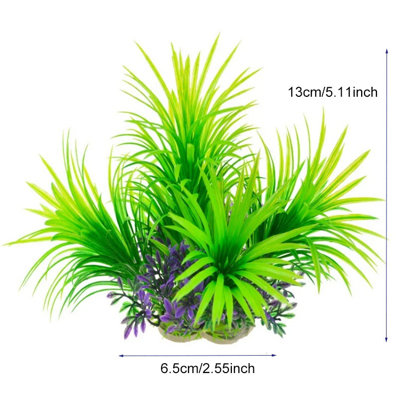 Artificial Plastic Aquarium Decor Plants