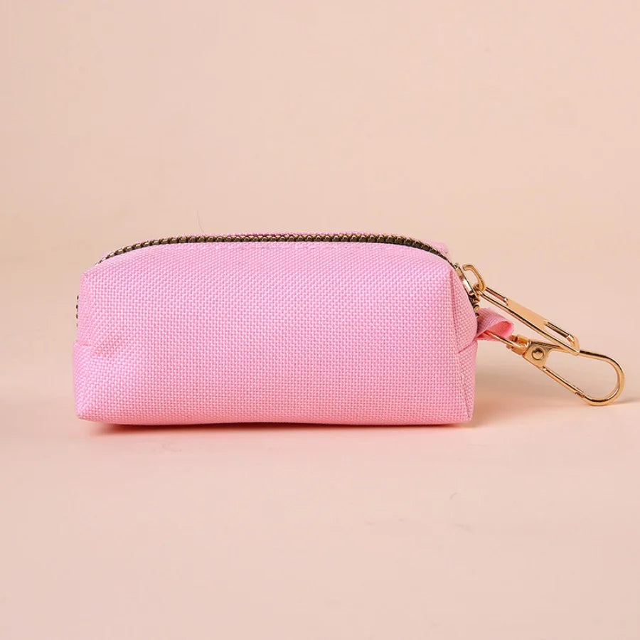 Canvas Dog Poop Bag Pouch Holder