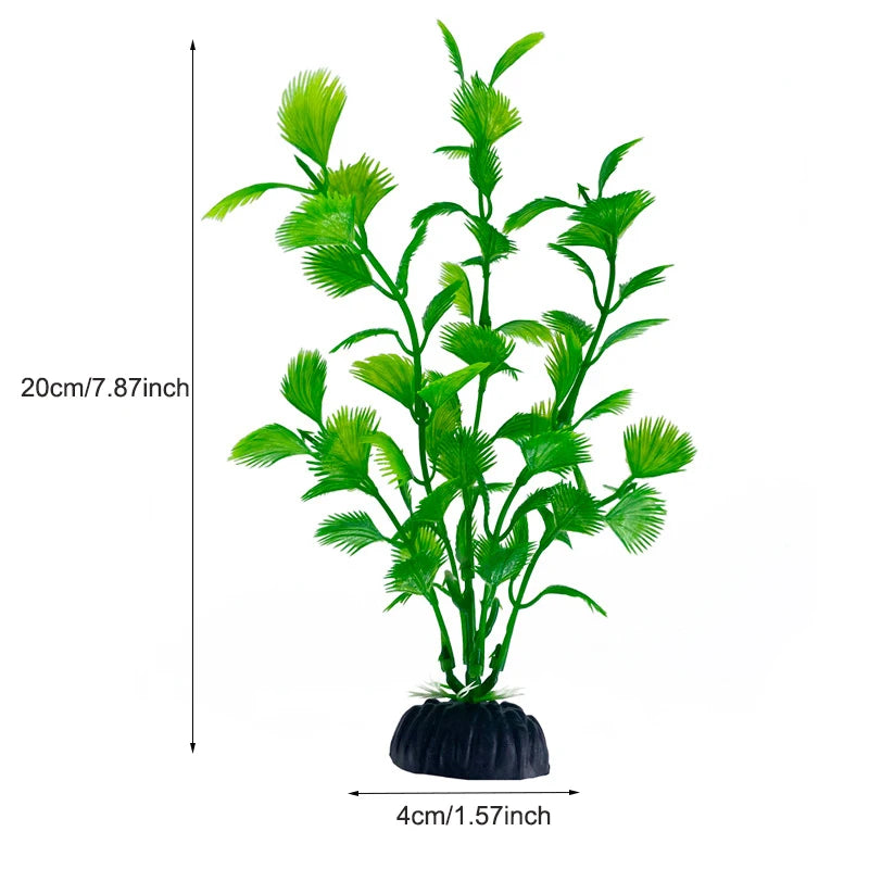 Artificial Plastic Aquarium Decor Plants