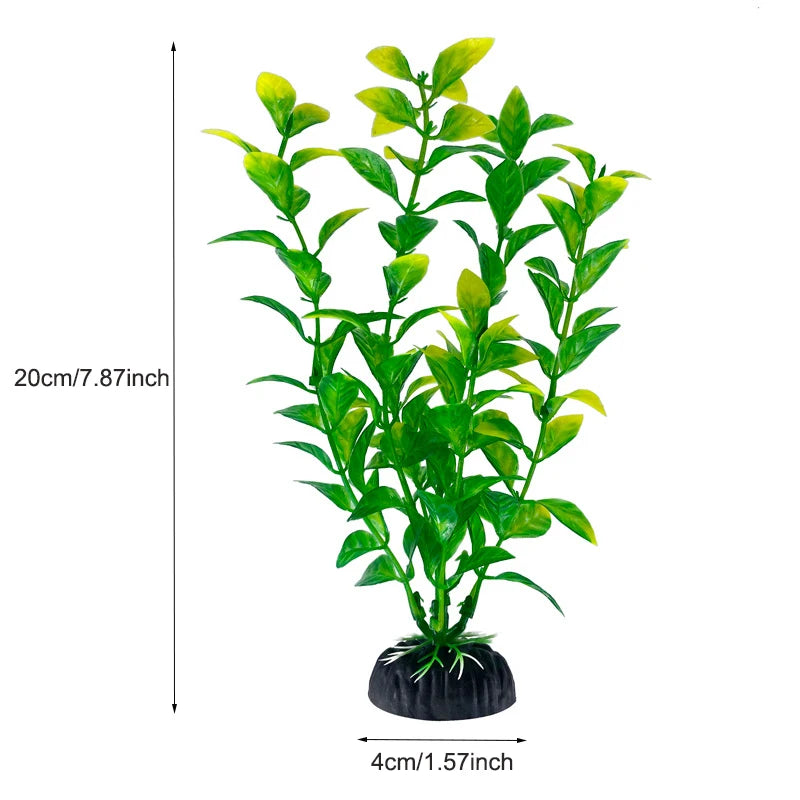 Artificial Plastic Aquarium Decor Plants