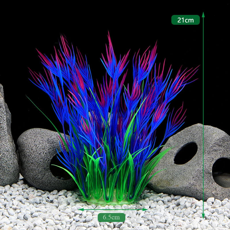 Artificial Plastic Aquarium Decor Plants